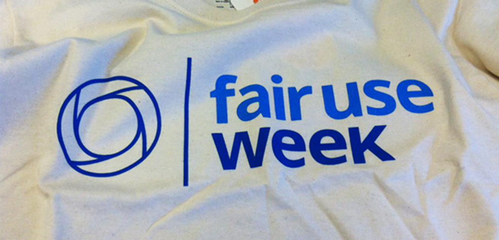 photo of Fair Use Week t-shirt