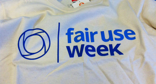 photo of Fair Use Week t-shirt
